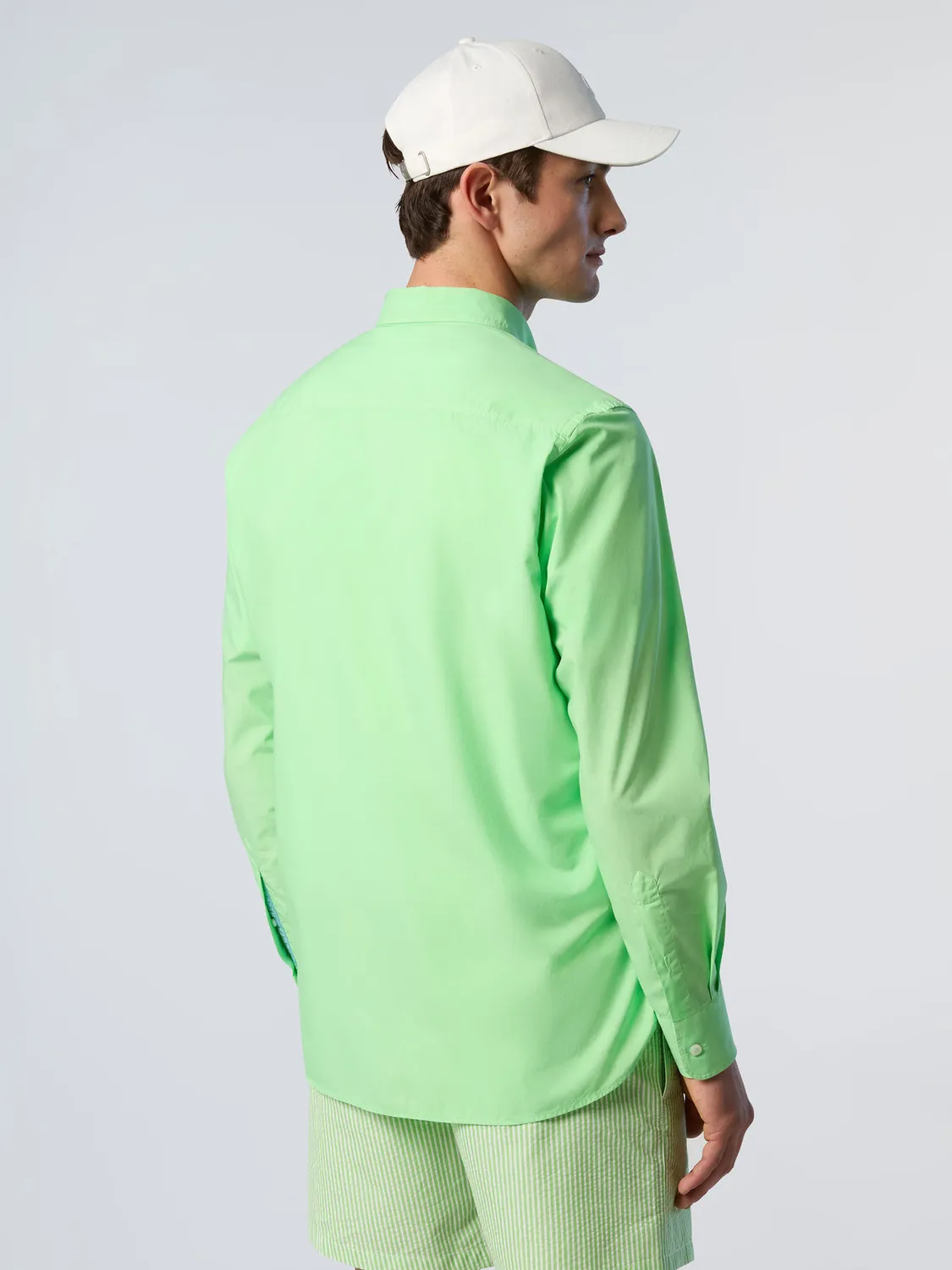 North Sails chemise popeline boutons corozo