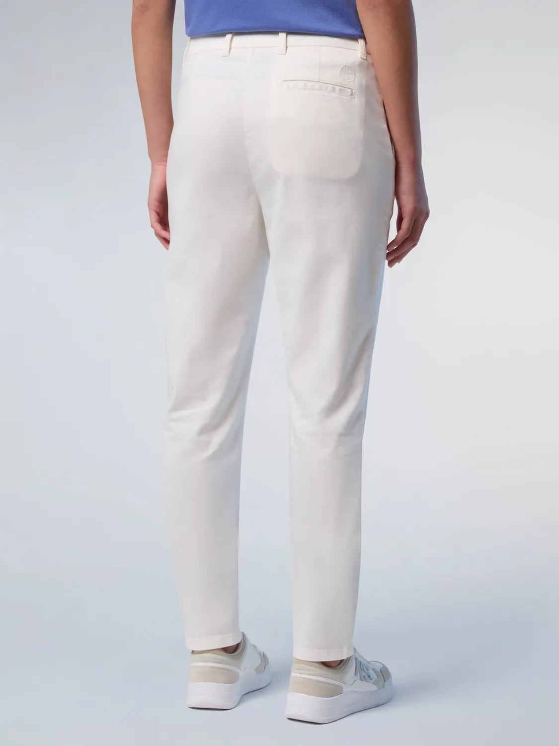 North Sails chino slim stretch gabardine coton bio