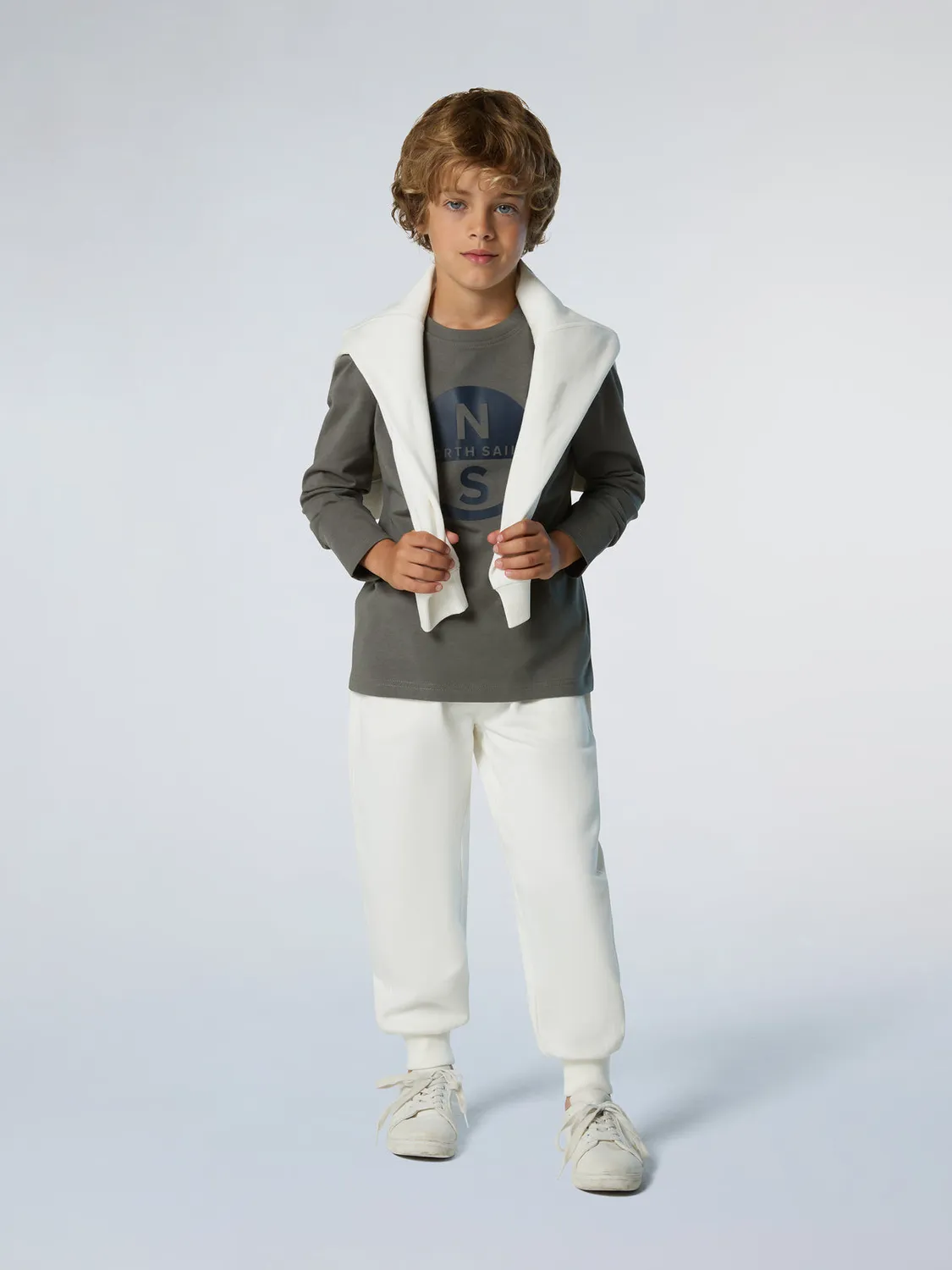 North Sails jogging enfant molleton bio à logo