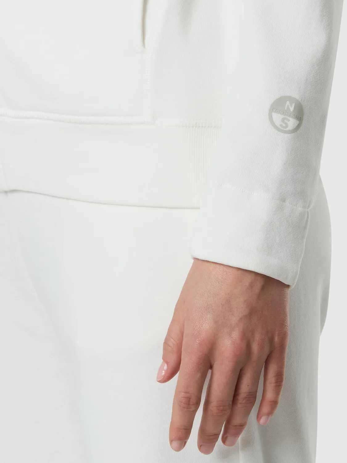 North Sails French Terry sweat zippé capuche respirant