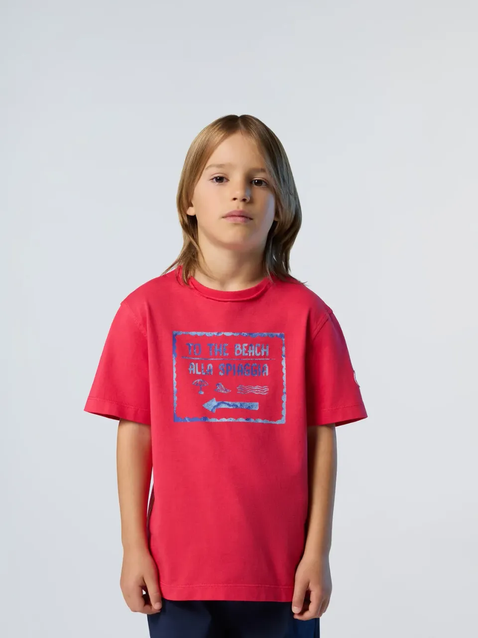 North Sails Beach Print t-shirt enfant coton bio