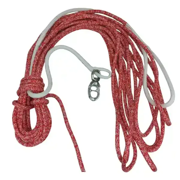 Ino Block RSK78 drisse Dyneema 10mm 19m blanc-rouge