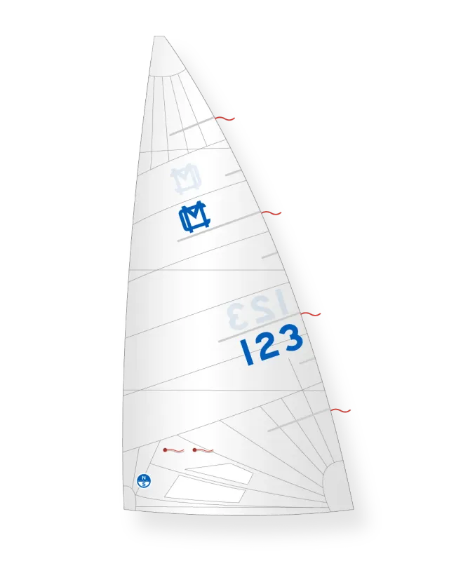 North Sails MC Scow Rocket grand-voile Dacron 3.8 oz