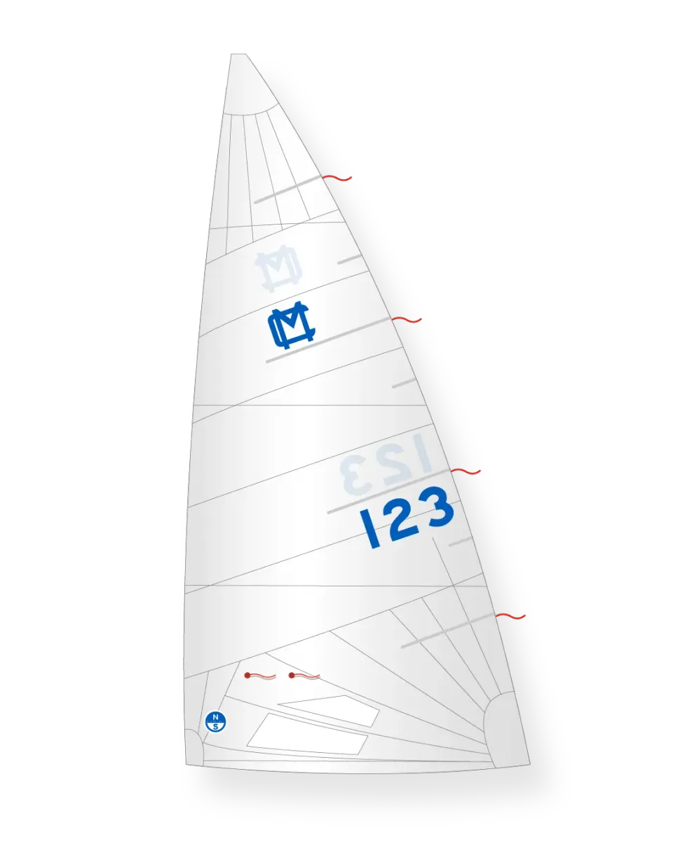 North Sails MC Scow Rocket grand-voile Dacron 3.8 oz