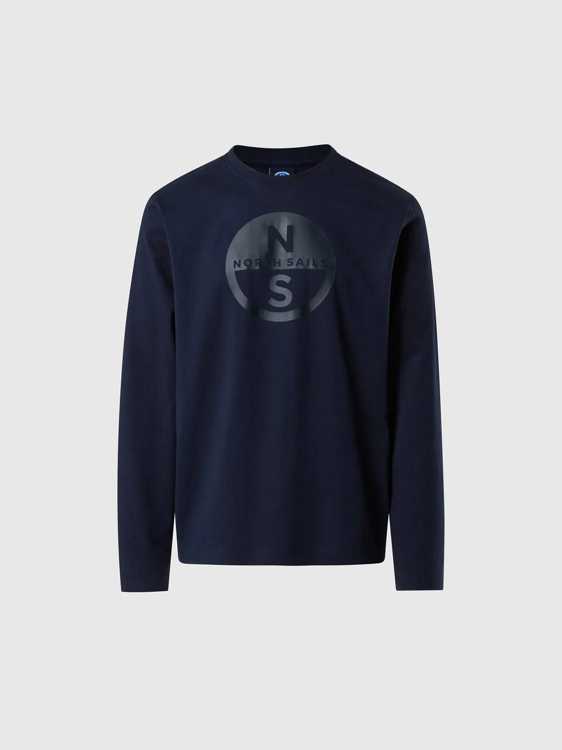 North Sails t-shirt manches longues maxi print coton bio