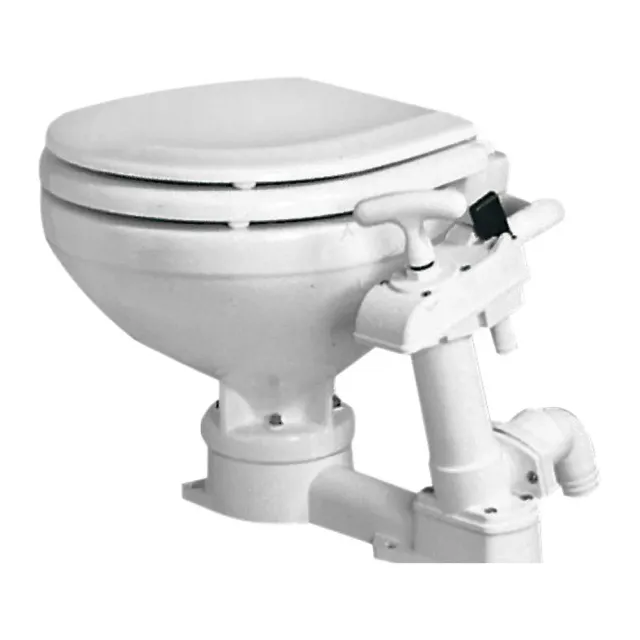 Easysea WC marin manuel compact abattant bois