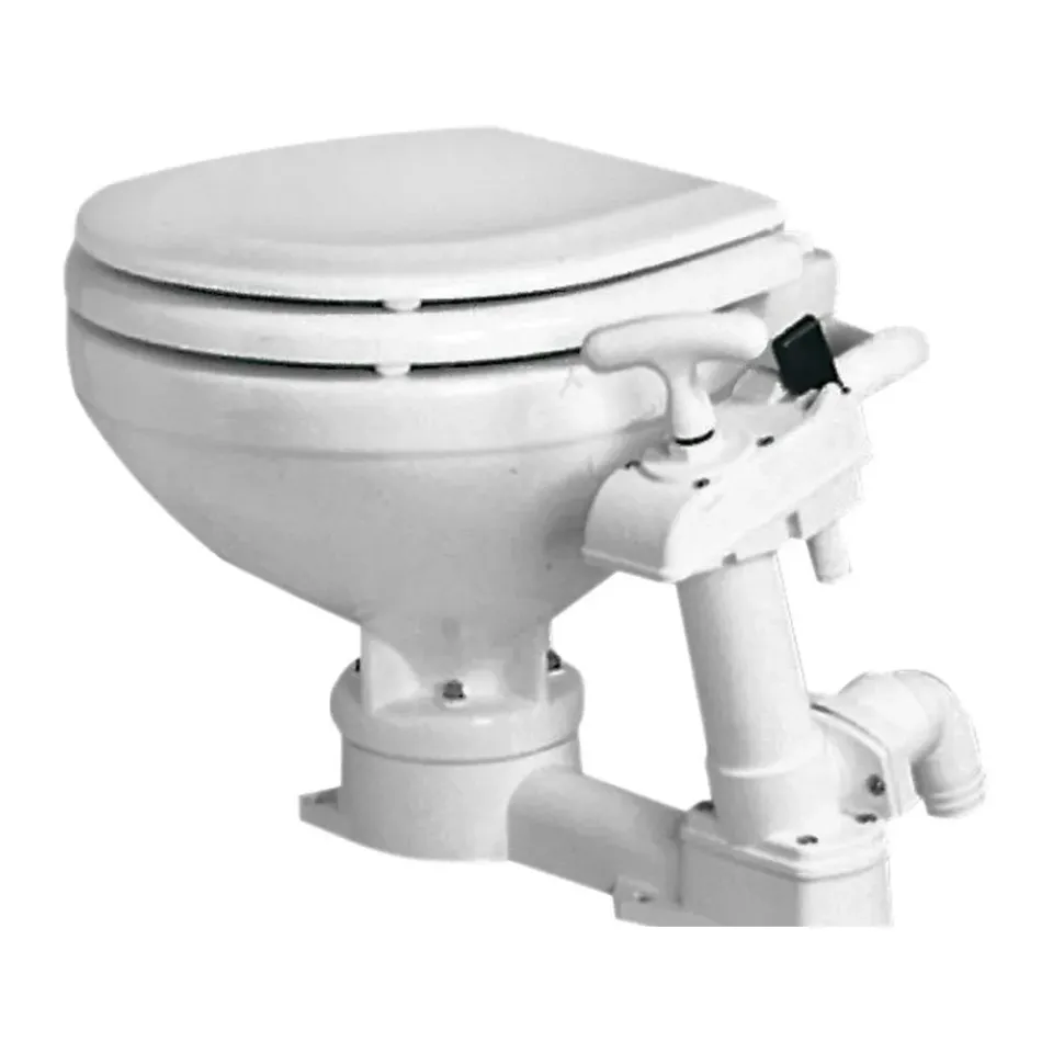 Easysea WC marin manuel compact abattant bois