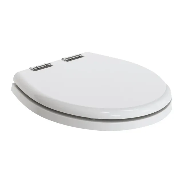 Tecma Elegance abattant WC bois avec charnières inox