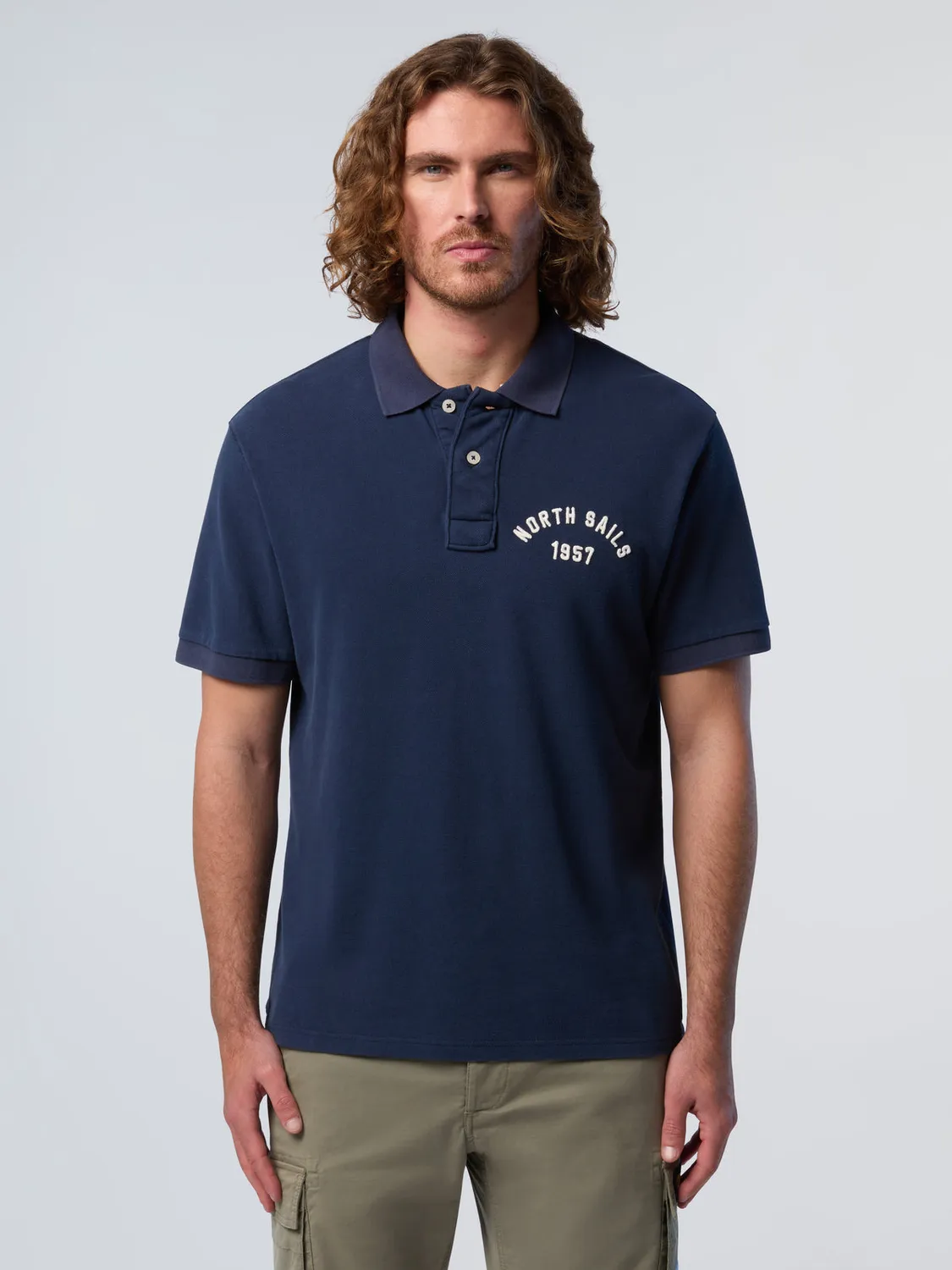 North Sails Vintage polo coton bio délavé heritage