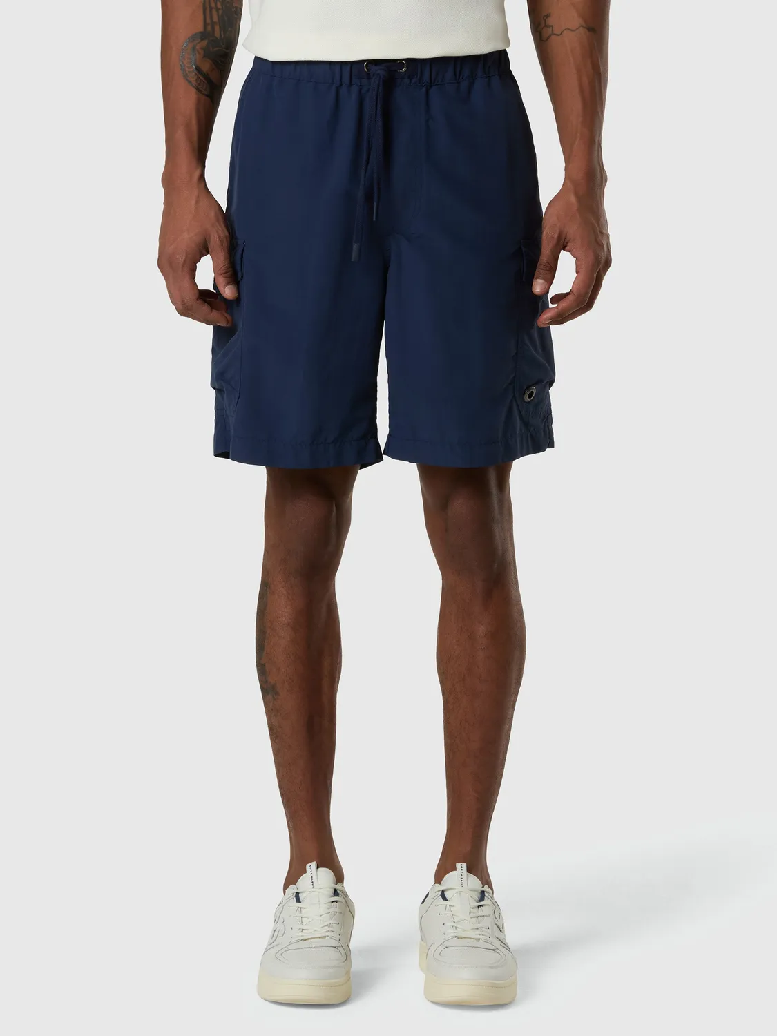North Sails poplin short cargo léger homme navy