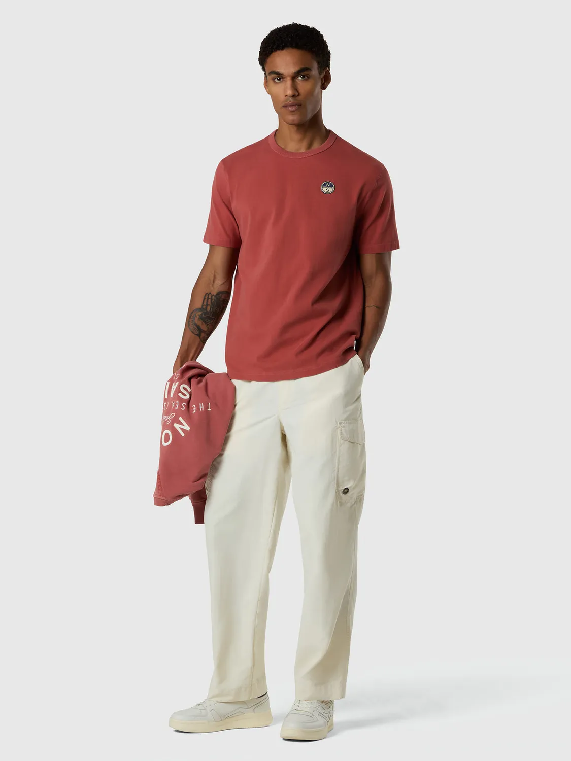 North Sails Archive t-shirt coton bio imprimé maxi
