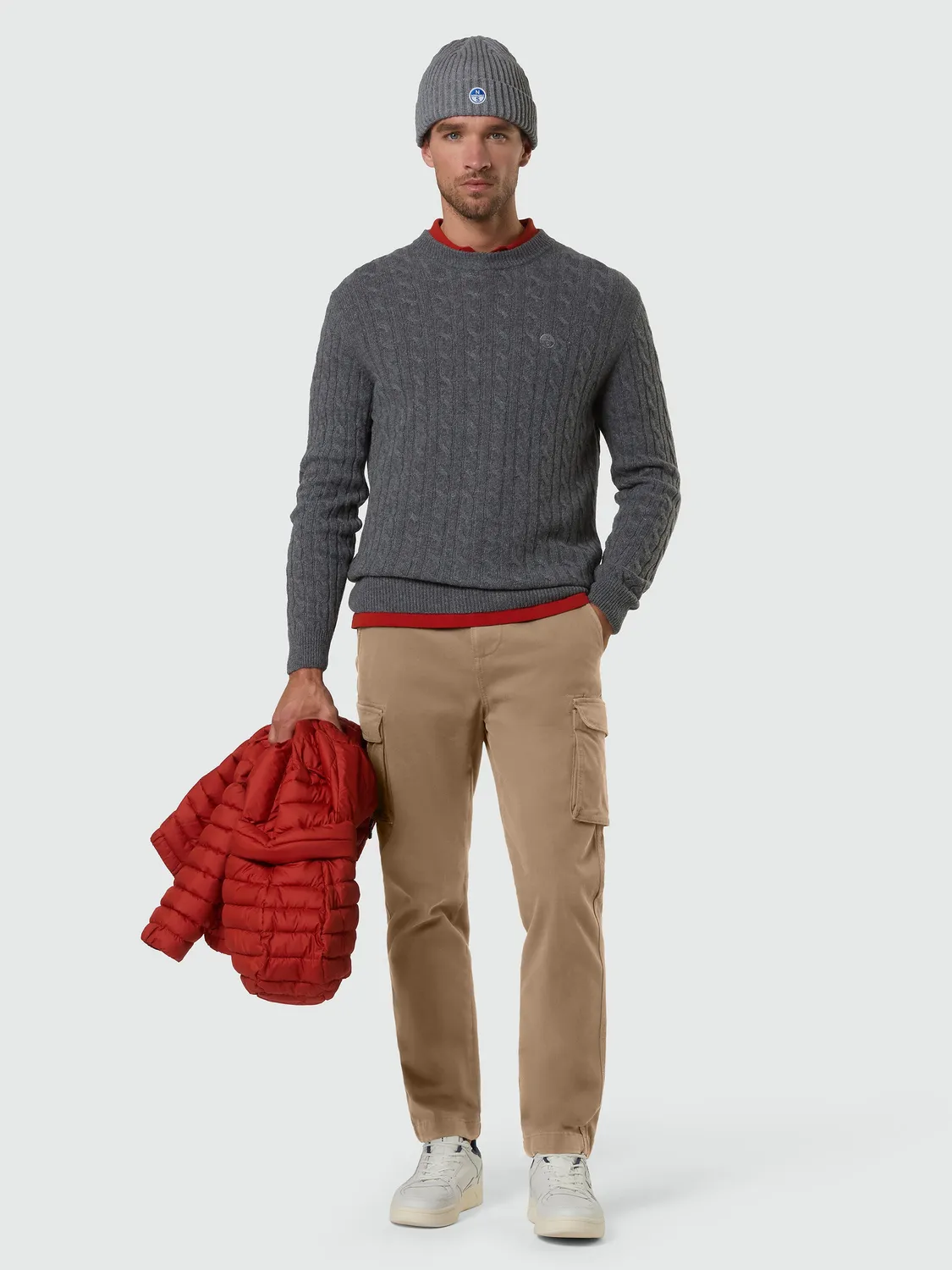 North Sails America pantalon cargo gabardine homme