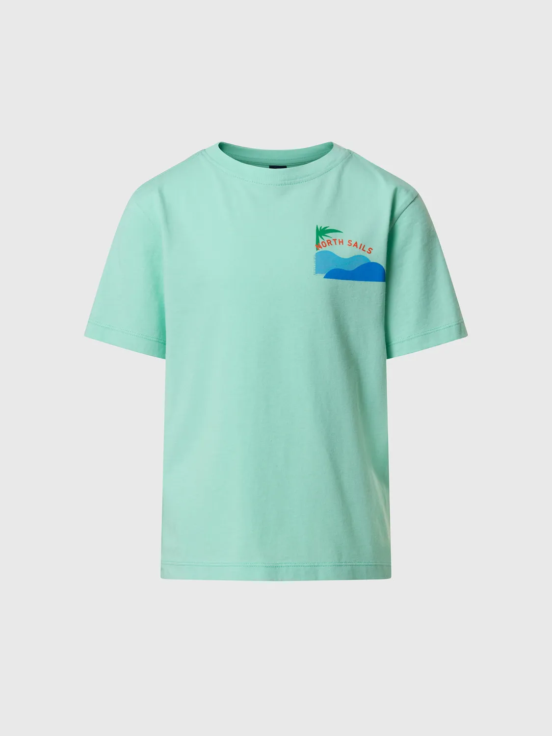 North Sails T-shirt imprimé océan coton bio