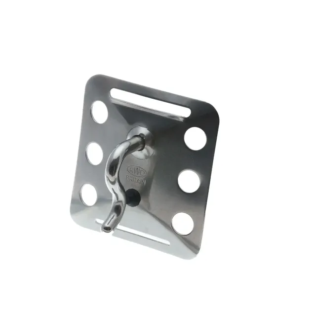 RWO R4000 crochet harnais trapèze inox à lacer