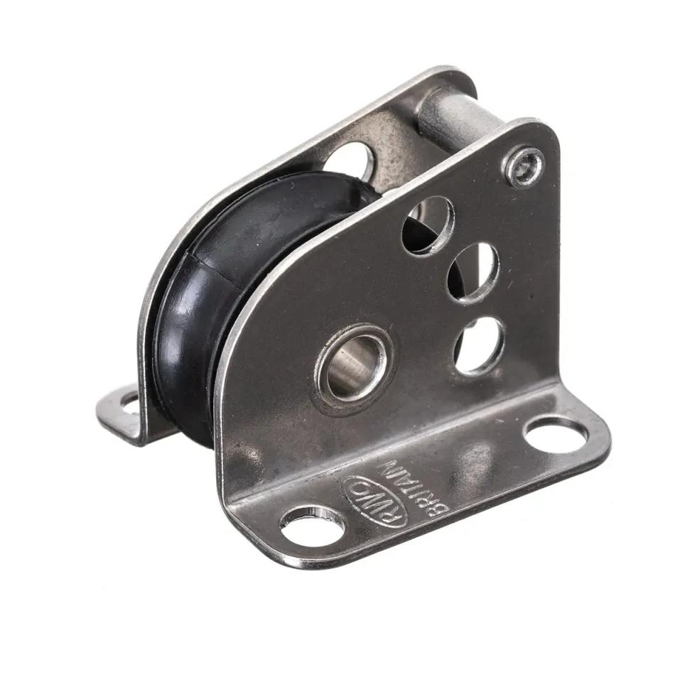 RWO R1700 poulie encastrée simple 25 mm inox