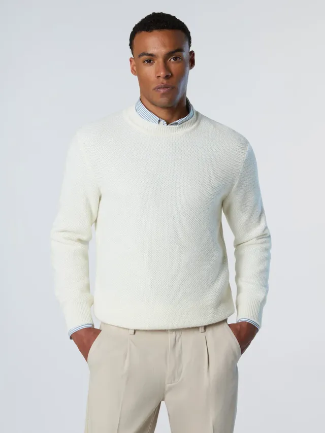 North Sails Honeycomb pull col rond nid d’abeille