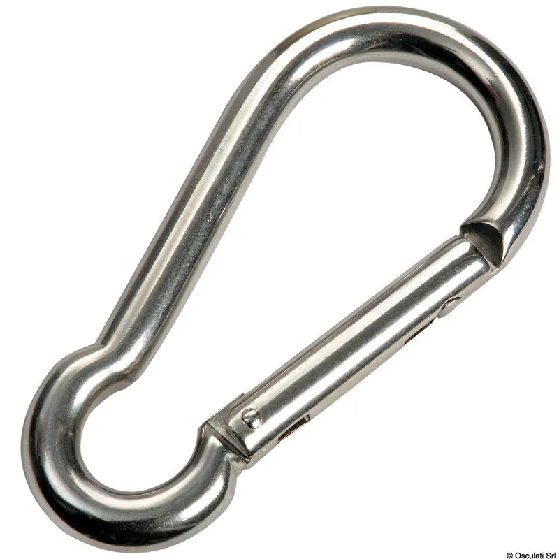 Osculati mousqueton inox 316 5 mm fermeture affleurante x10