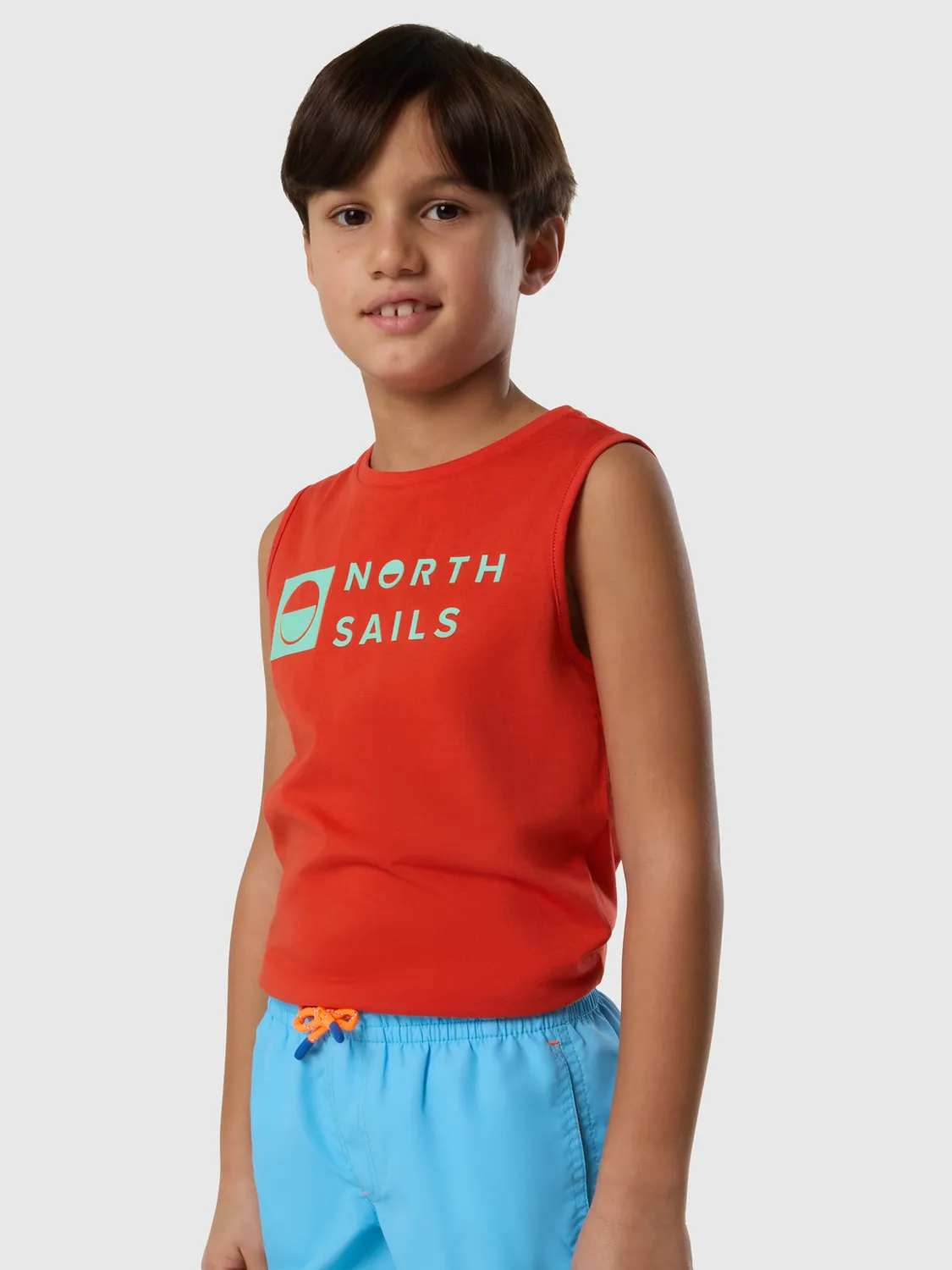 North Sails débardeur enfant logo relief coton bio