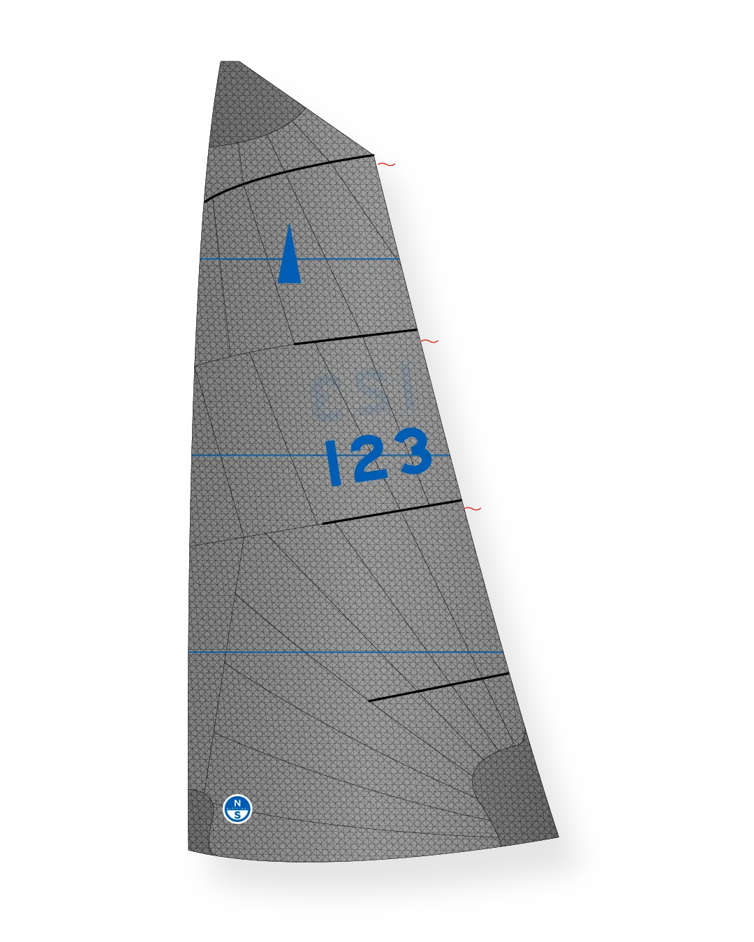 North Sails Merlin Rocket M-8 grand-voile radiale