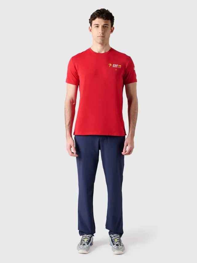 North Sails SailGP t-shirt coton rouge homme