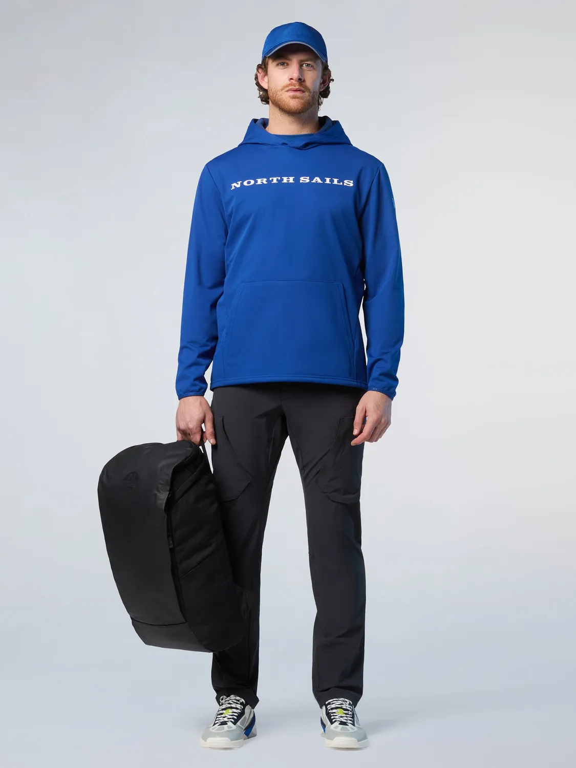 North Sails Race SoftShell+ hoodie bleu océan