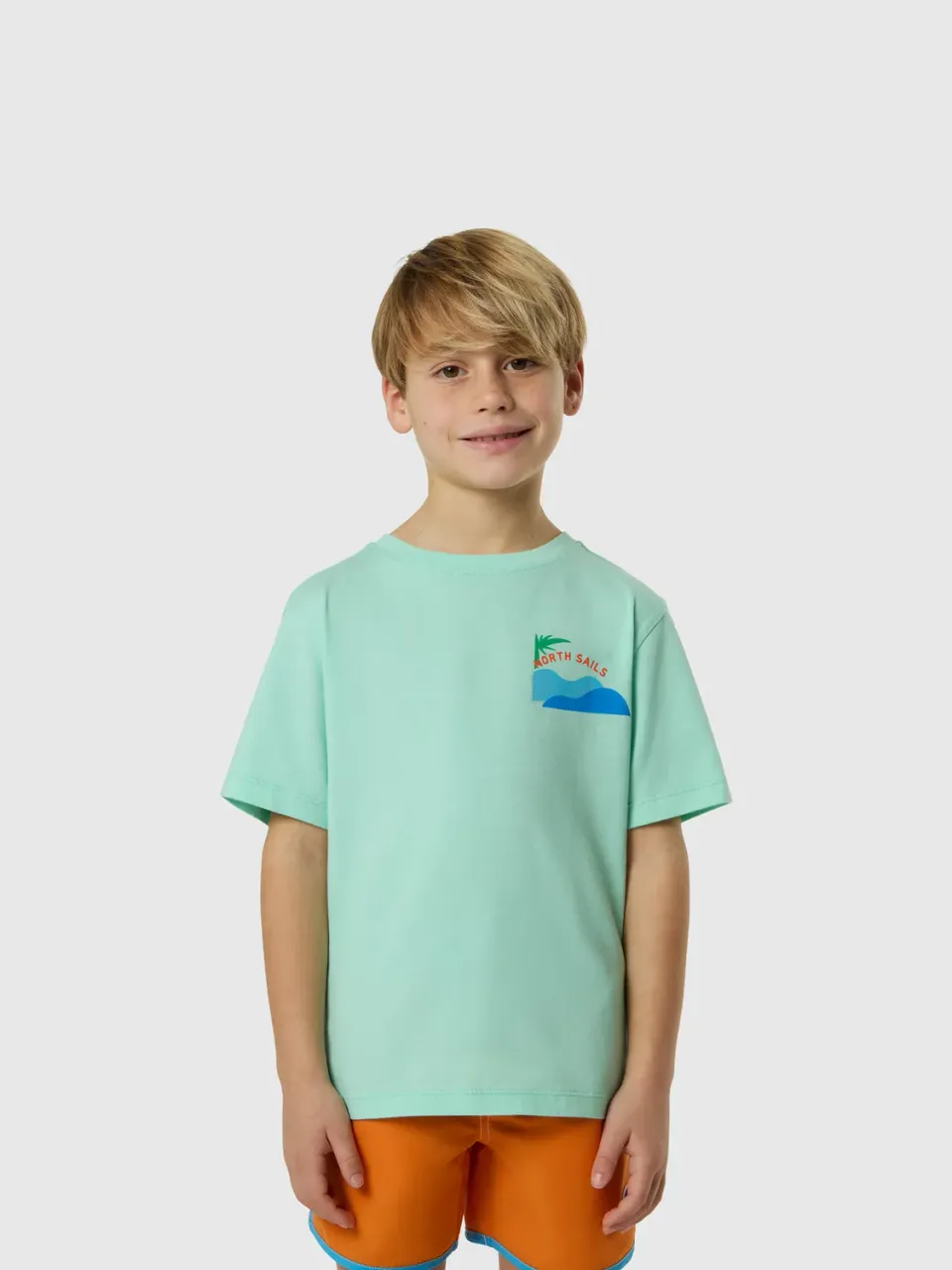 North Sails T-shirt imprimé océan coton bio