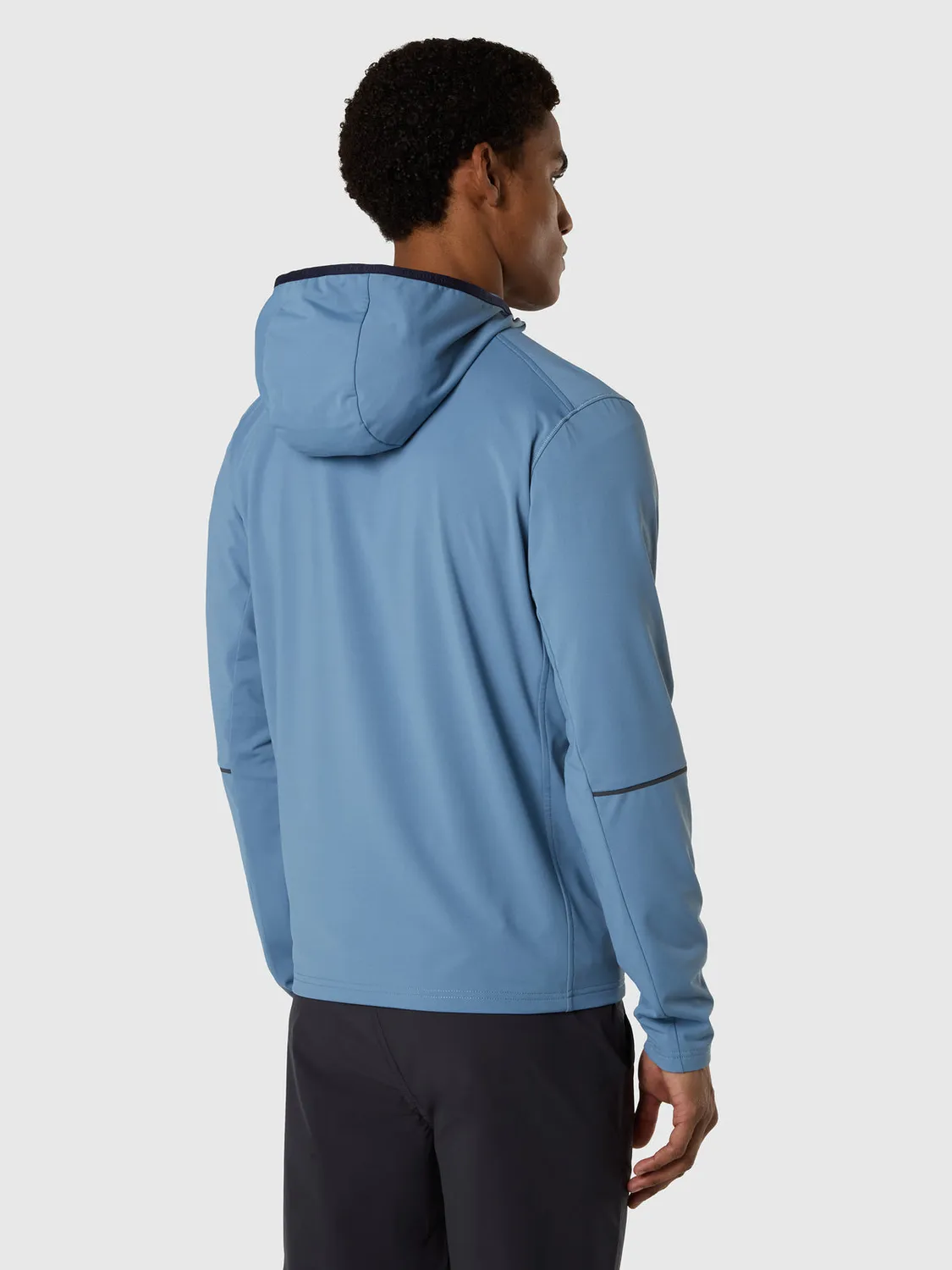 North Sails sweat capuche half-zip polaire brossée