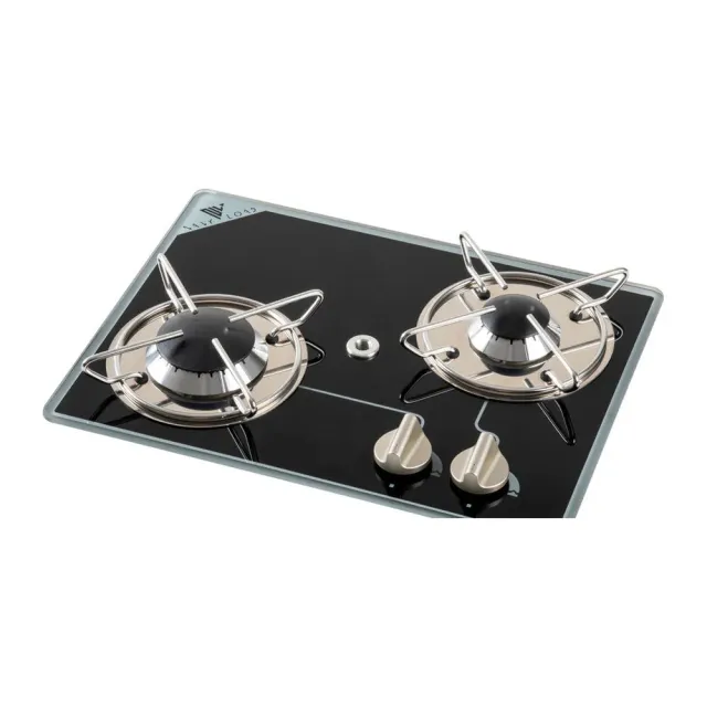 Osculati plaque gaz 2 feux vitrocéramique 360x280 thermocouple