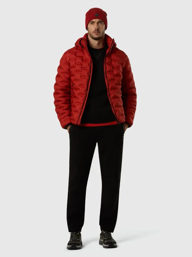 North Sails Laser doudoune homme noir matelassée courte