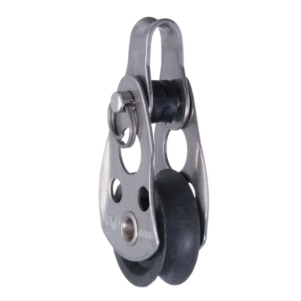 RWO R1010 poulie simple manille 25 mm noire