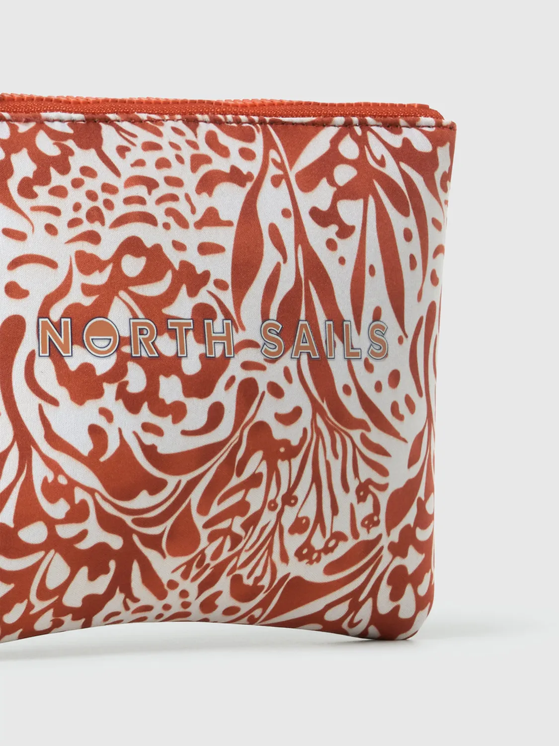 North Sails pochette néoprène corail à zip