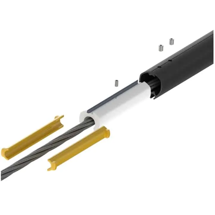 Karver KRS45 kit gaine KP54 2 m + éclisse