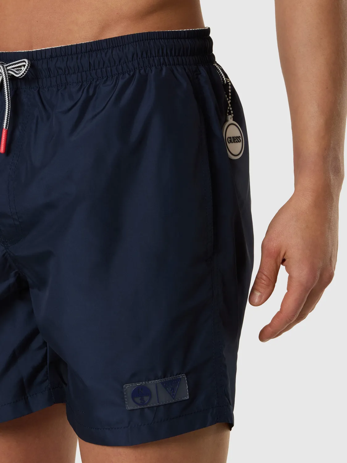 North Sails x Guess Volley Short de Bain Bleu Marine