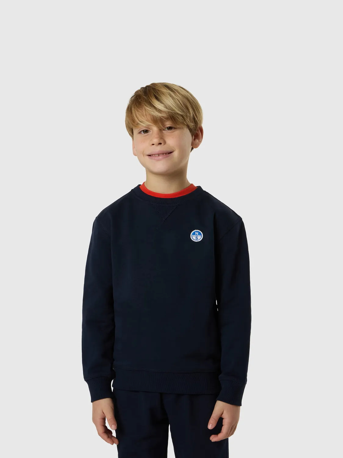 North Sails sweatshirt enfant coton bio patch logo