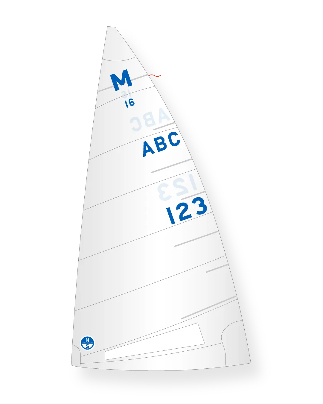 North Sails M-16 Scow AP grand-voile Dacron