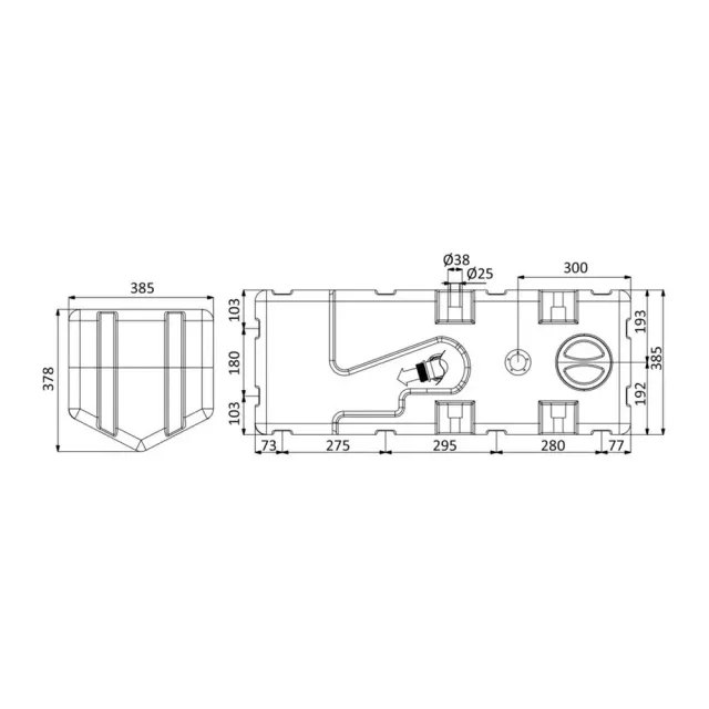 easysea réservoir eaux usées 100 L 24 V avec broyeur