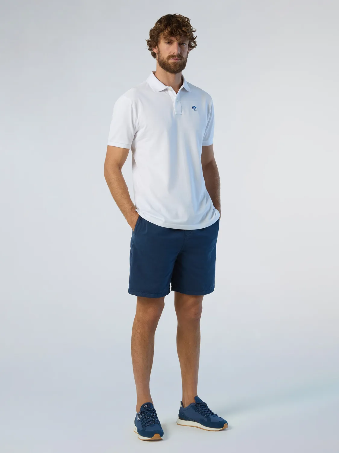 North Sails Polo homme manche courte logo patch régular