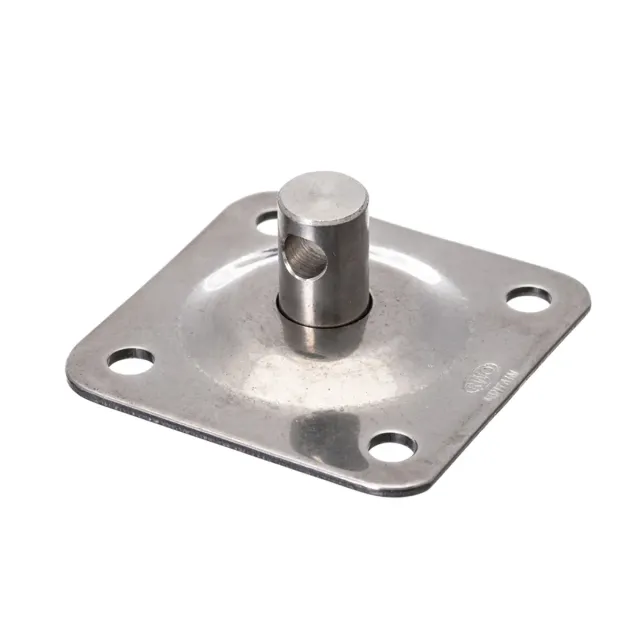 RWO R1870 base émerillon inox carrée 4 trous