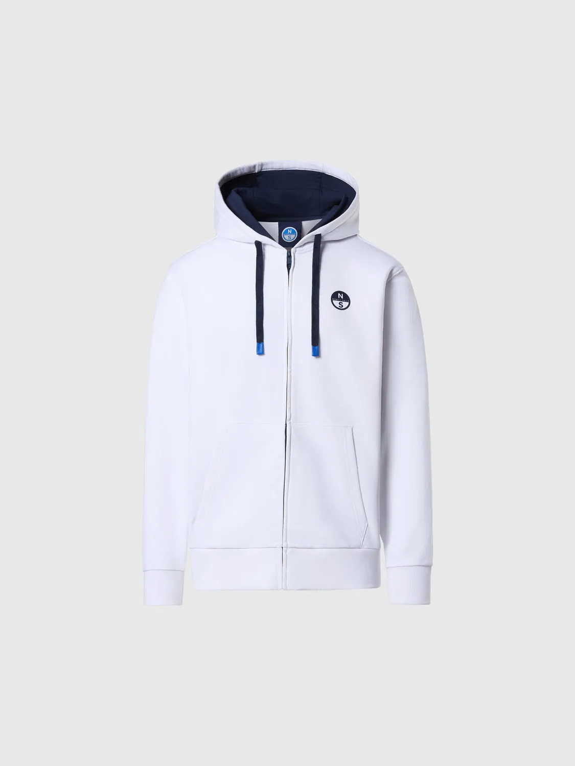 North Sails Sweat zippé capuche patch logo