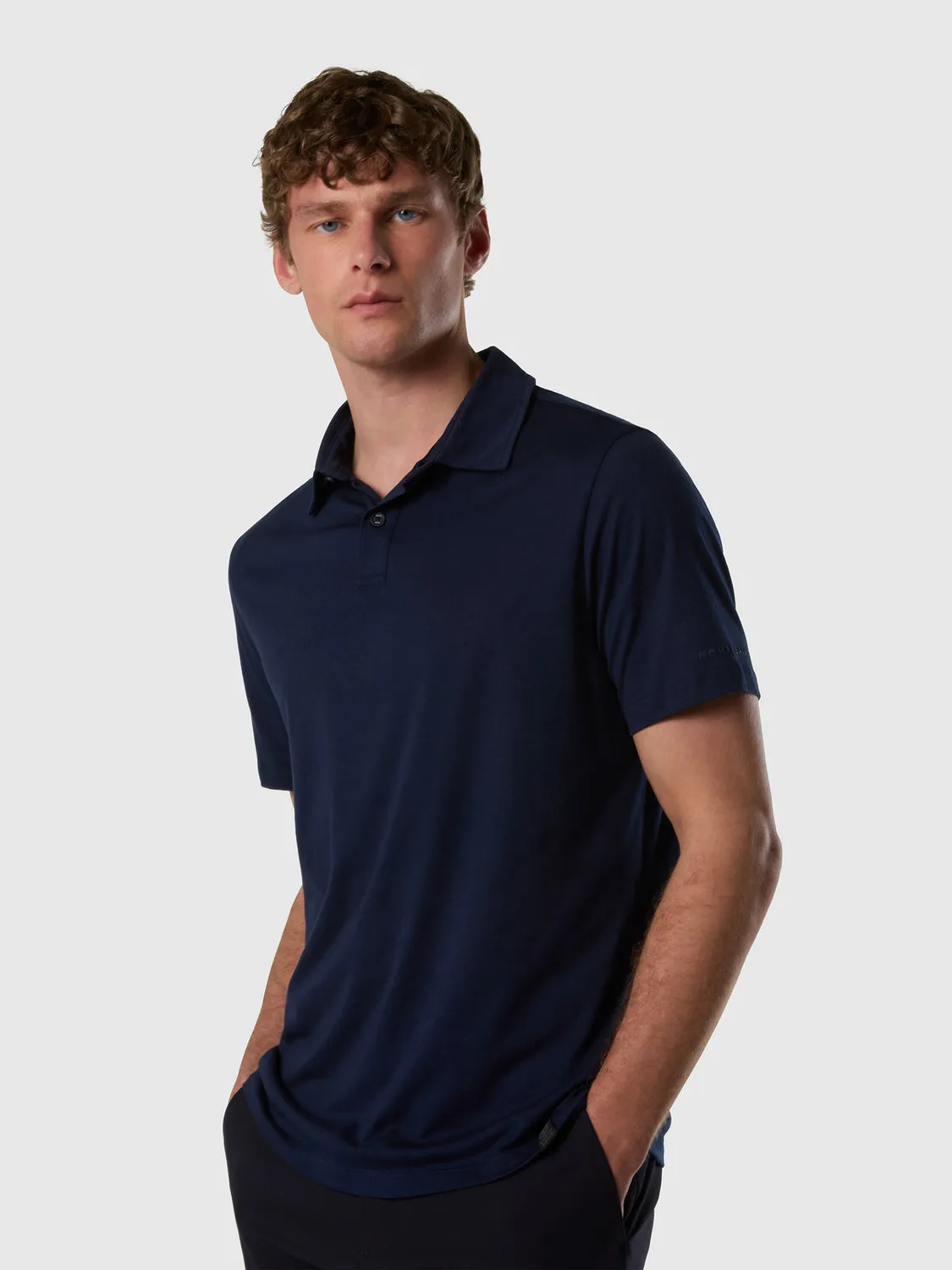 North Sails polo jersey Tencel coton léger unis
