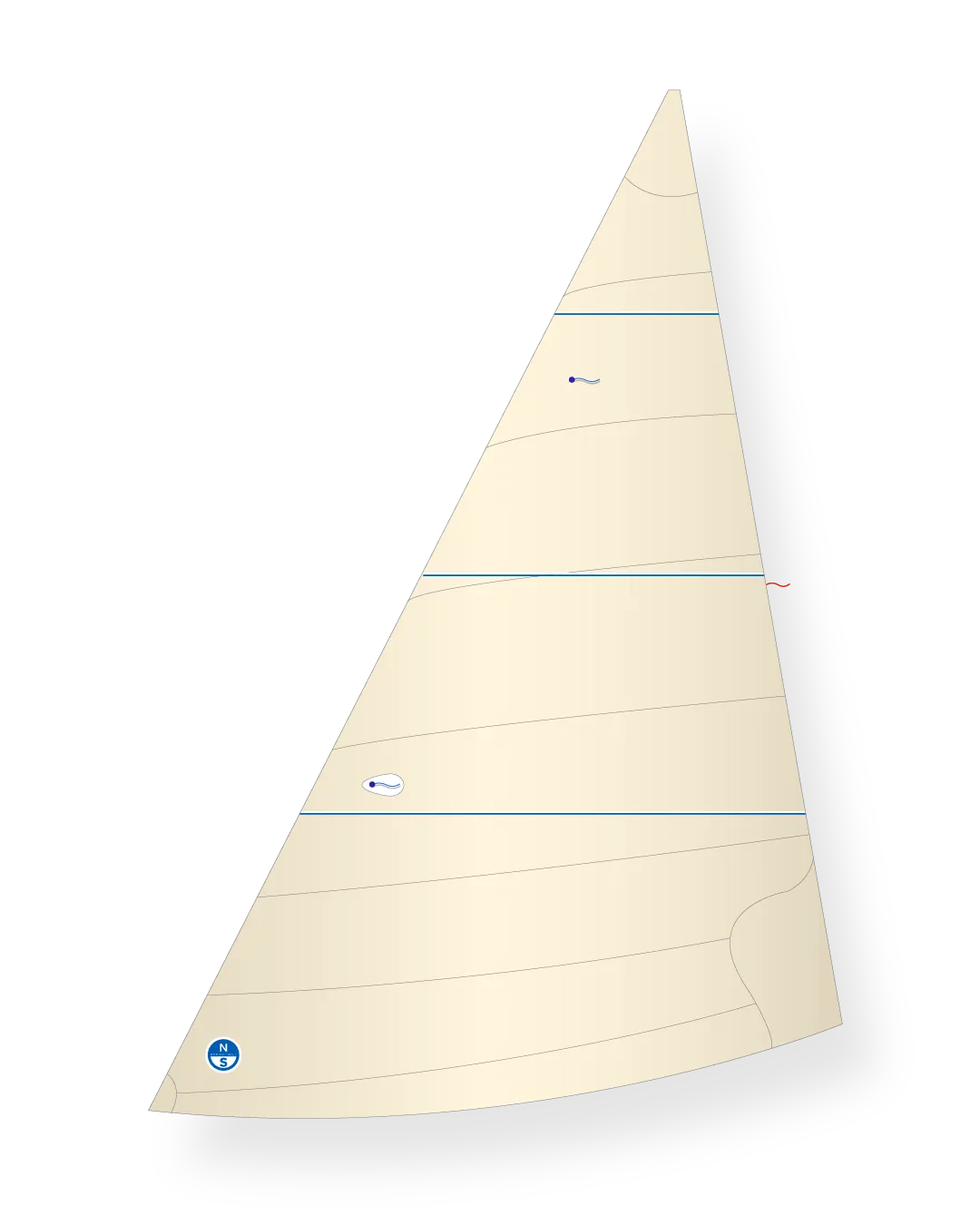 North Sails CJ-5 foc Cornish Shrimper 19 polyvalent