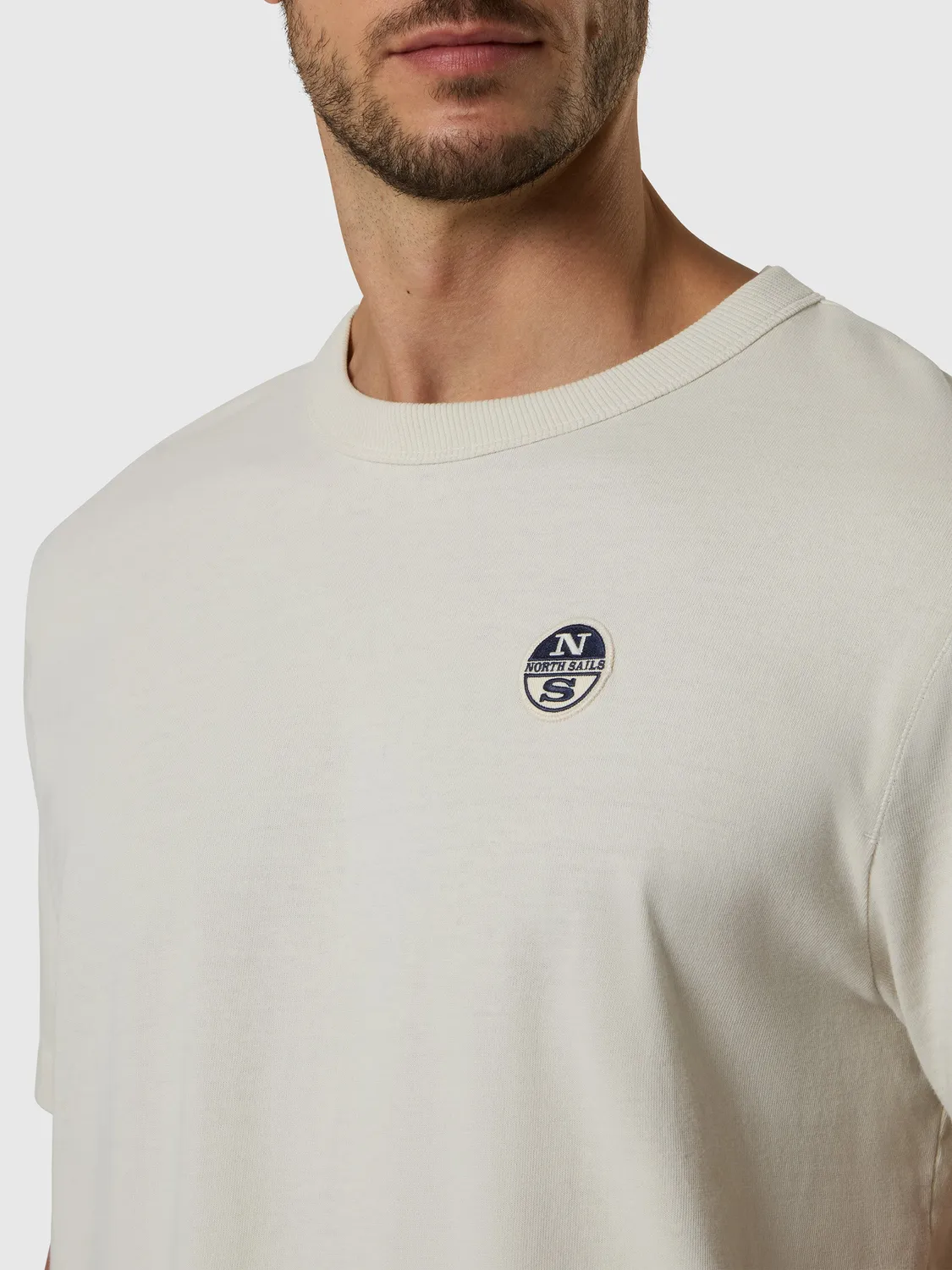 North Sails Archive t-shirt coton épais white onyx