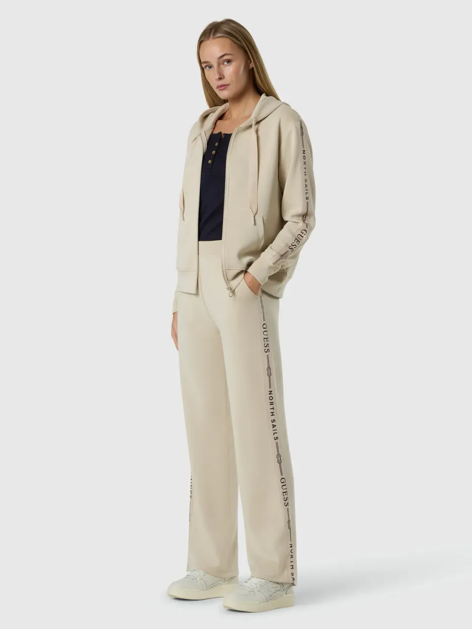 North Sails Guess sweat à capuche femme bleu marine