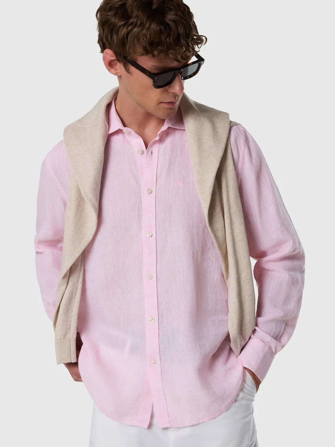 North Sails chemise lin manches longues homme European Flax