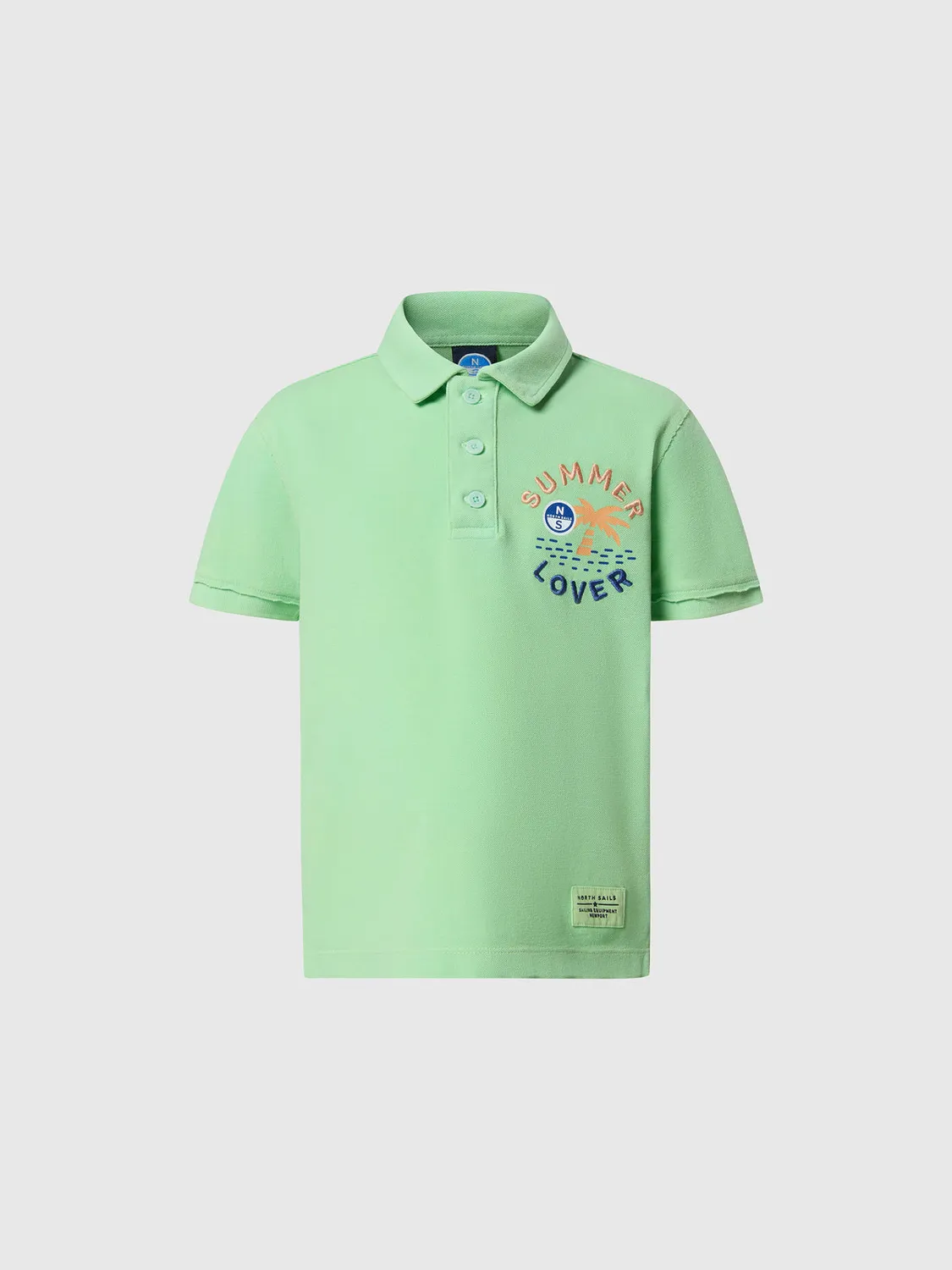 North Sails polo enfant palmiers coton bio