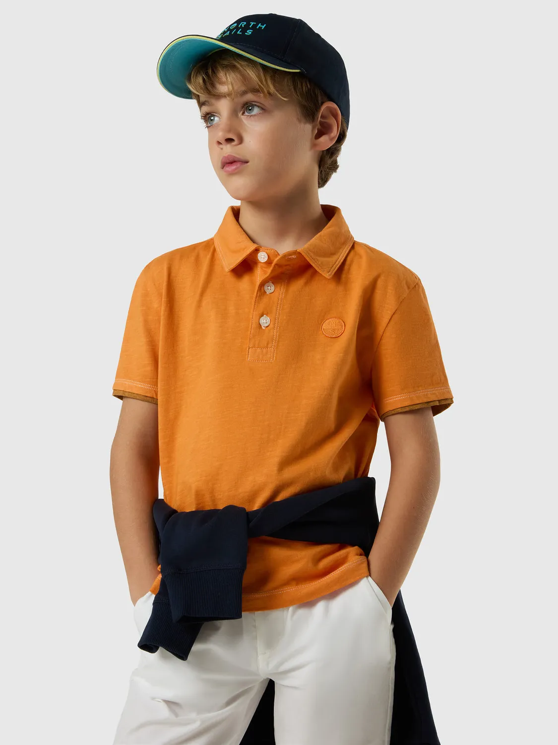 North Sails Slub polo enfant coton bio