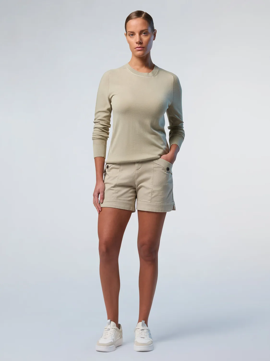 North Sails Aloe Vera pull col rond coton respirant