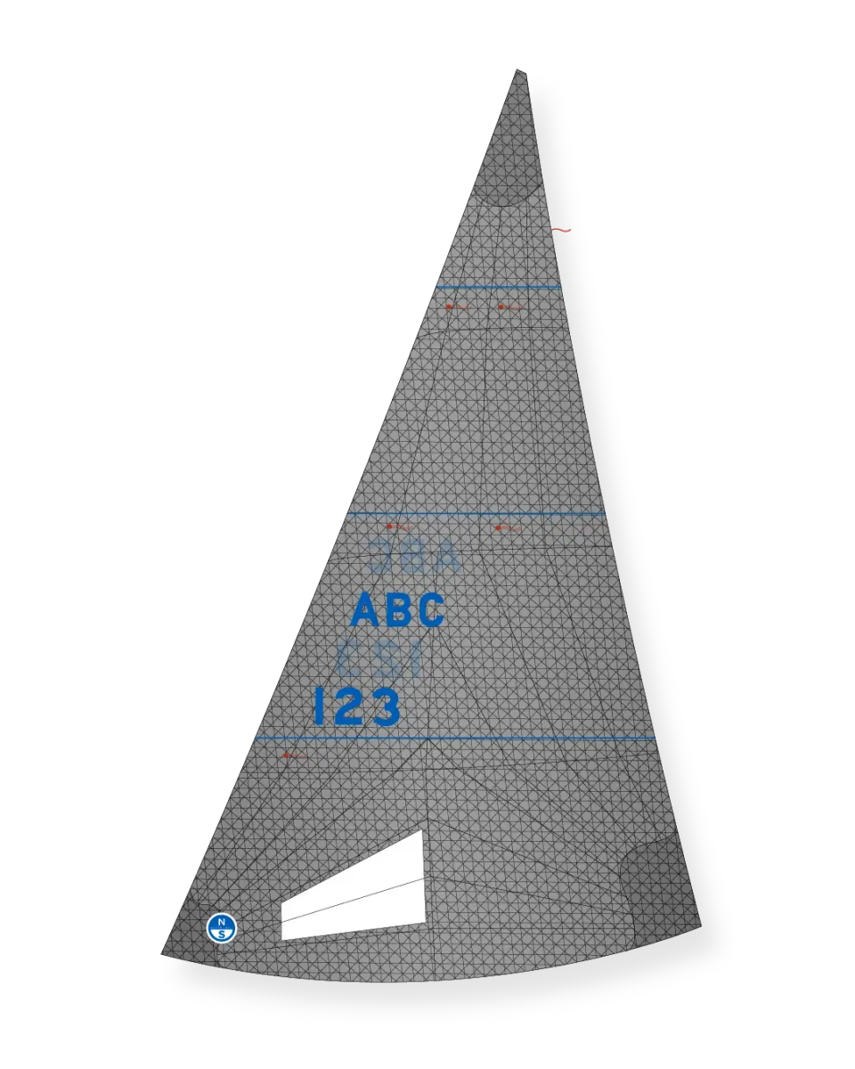 North Sails Sonata C5G génois n°1 grand recouvrement