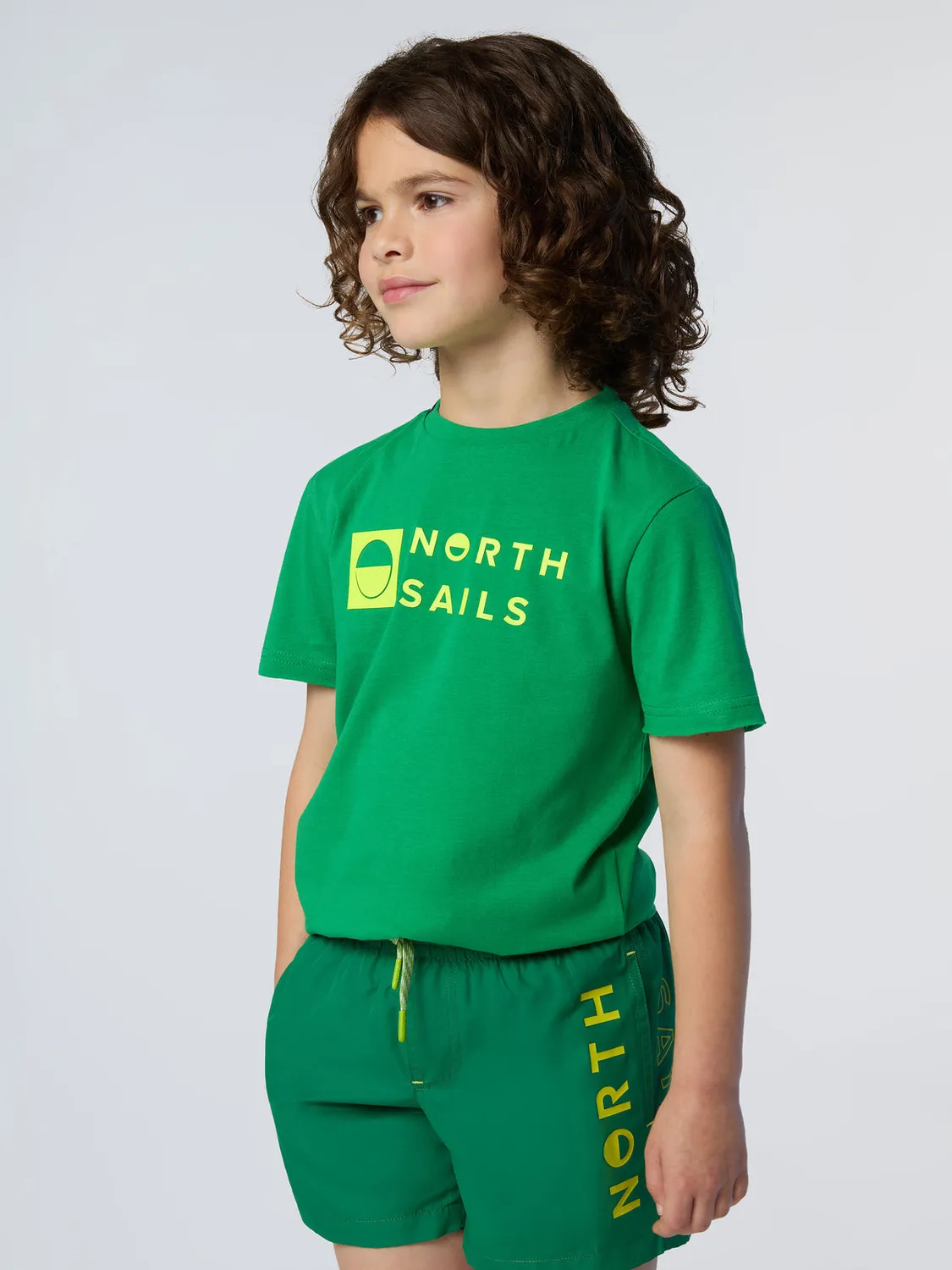 North Sails short de bain imprimé vertical recyclé