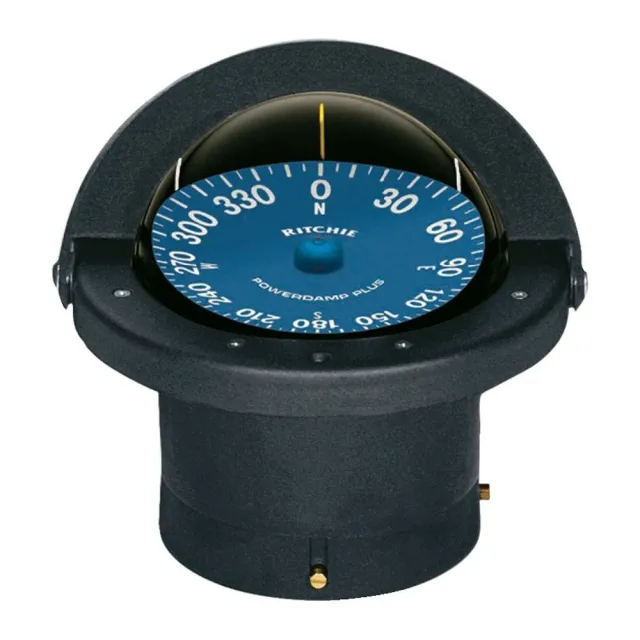 Ritchie Supersport compas bateau 4"1/2 noir/bleu course large
